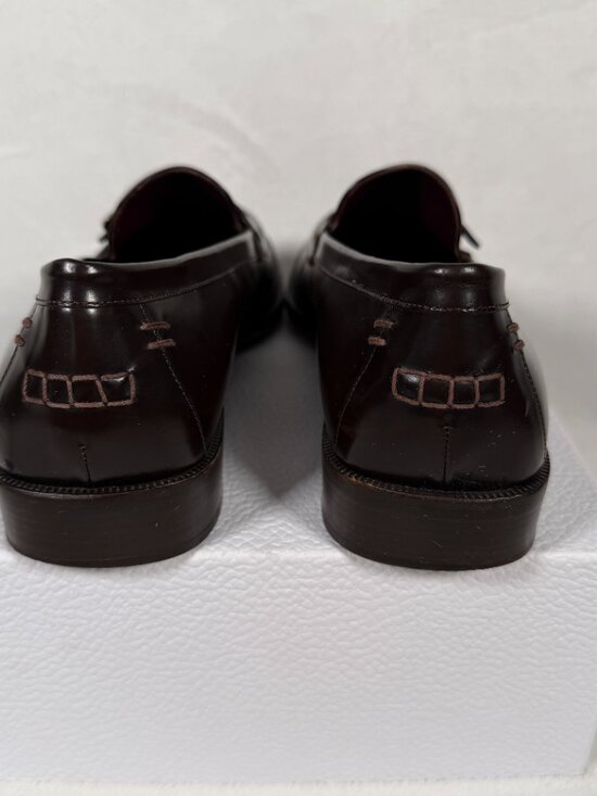Cole Haan City Loafers Men Size 8.5 B Brown Dress Shoes Made in Brazil F6499 VTG